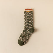 women's winter long wool blend socks, view 6 - MRSLM