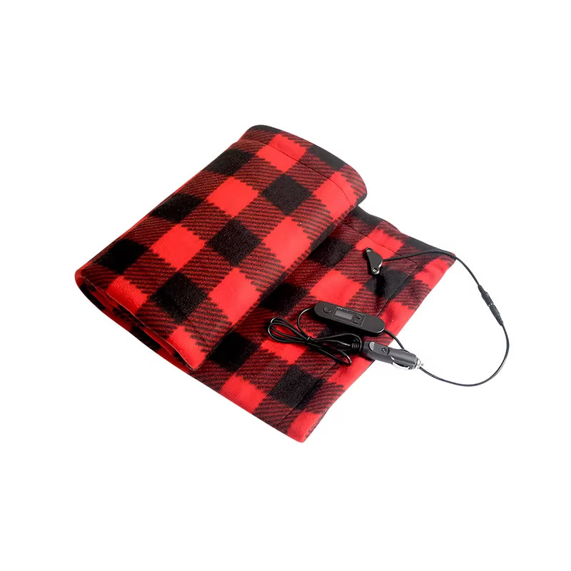 12V heated fleece car blanket, view 3 - MRSLM