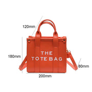 women's PU leather tote bag, view 2 - MRSLM