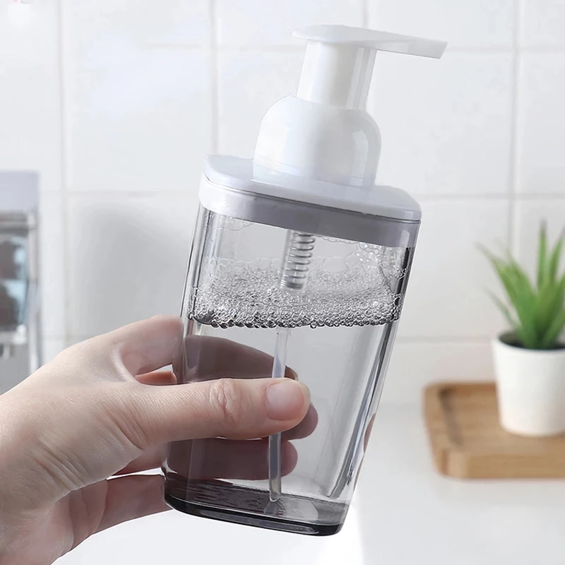 Transparent foam pump dispenser, view 7 - MRSLM
