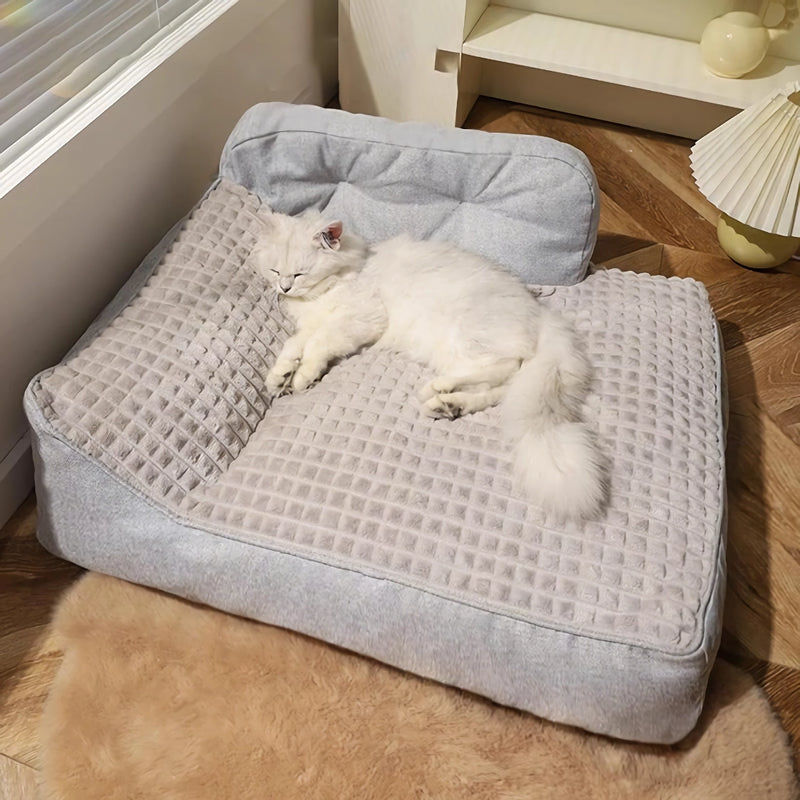cozy sofa bed for cats and small dogs, view 2 - MRSLM