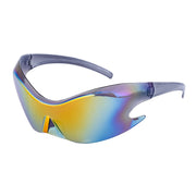 Rimless gradient mirror sunglasses, view 5 - MRSLM