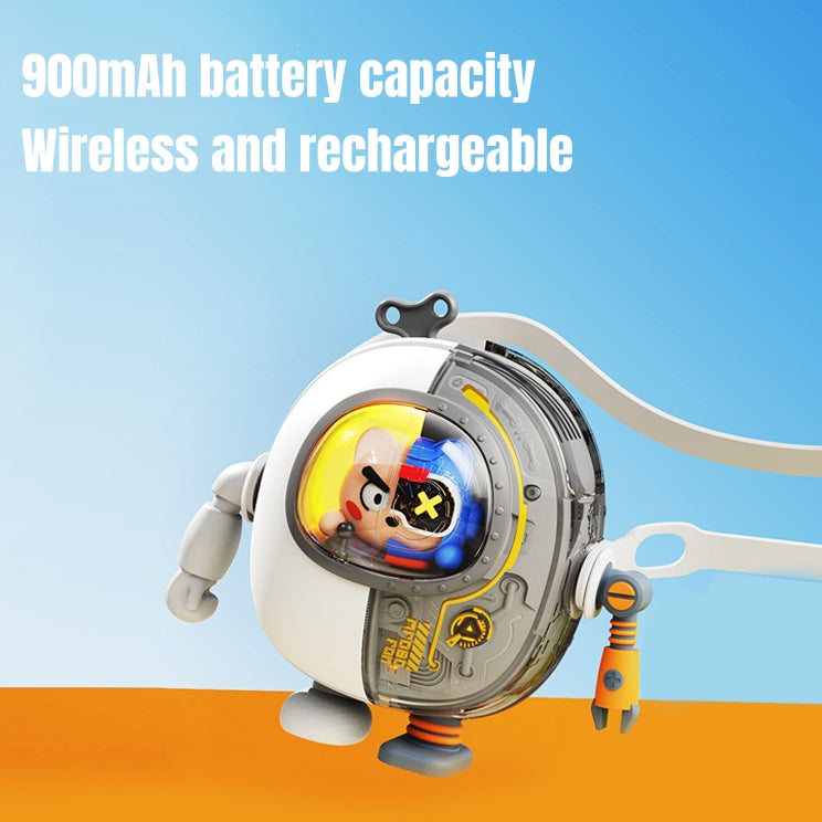 Cooler Mecha-Roboter-Mini-Nackenventilator ohne Rotorblätter