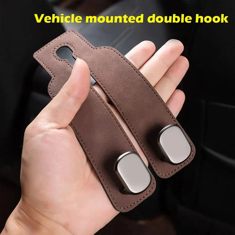 suede double hook car organizer, view 13 - MRSLM