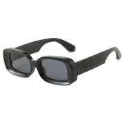 Clear plastic retro sunglasses, view 4 - MRSLM