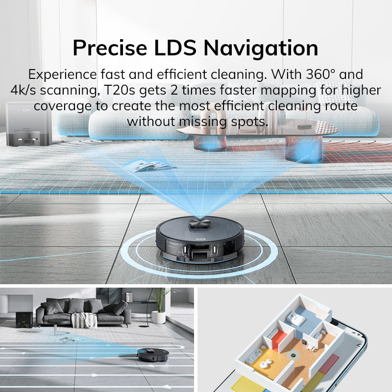 high-power lds robot vacuum cleaner, view 4 - MRSLM