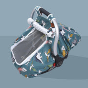 baby car seat cover with peep window - MRSLM