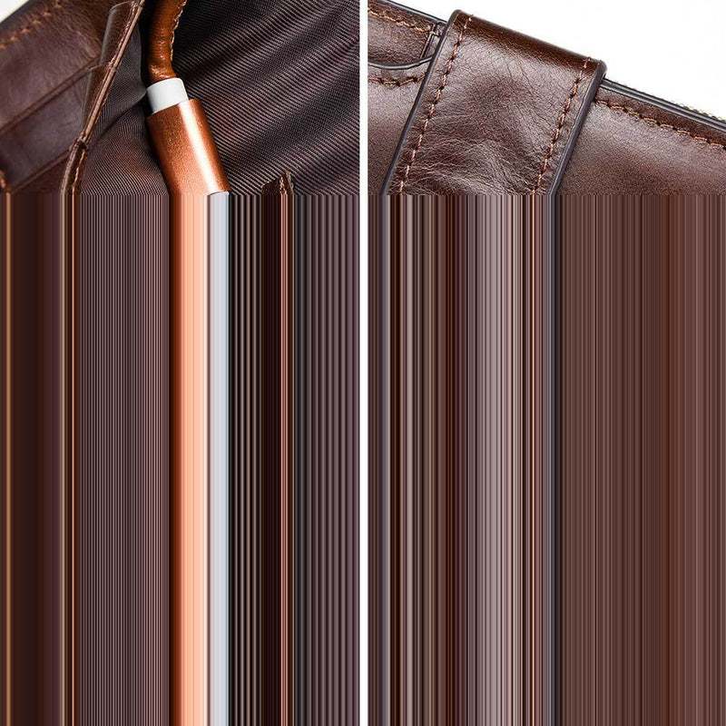 multifunction leather wallet, view 6 - MRSLM