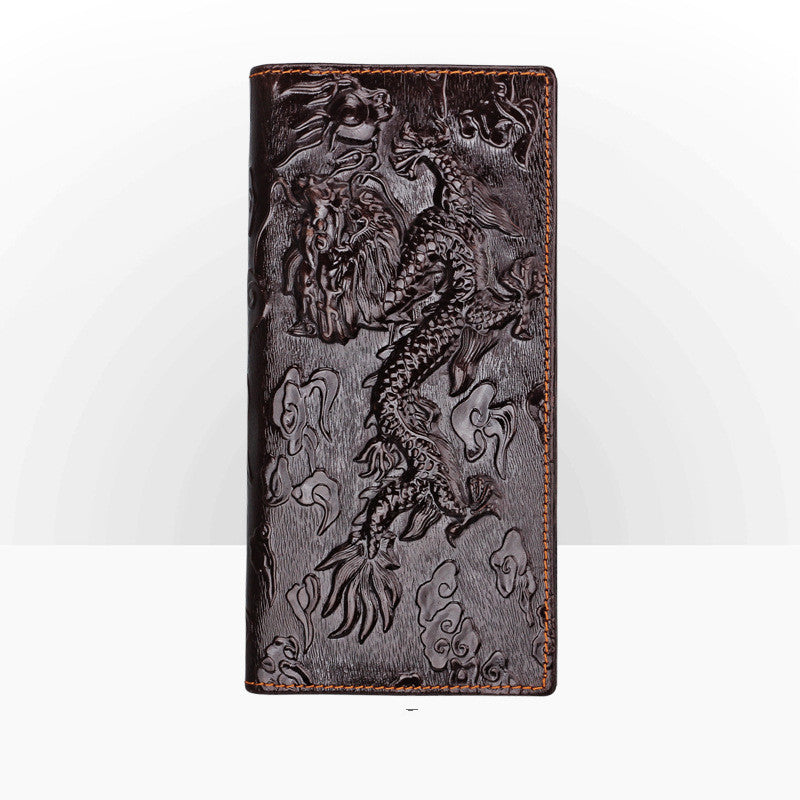 Long cowhide wallet, view 2 - MRSLM
