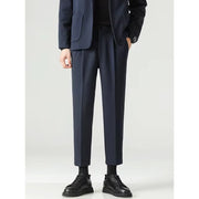 minimalist pleated suit pants, view 3 - MRSLM