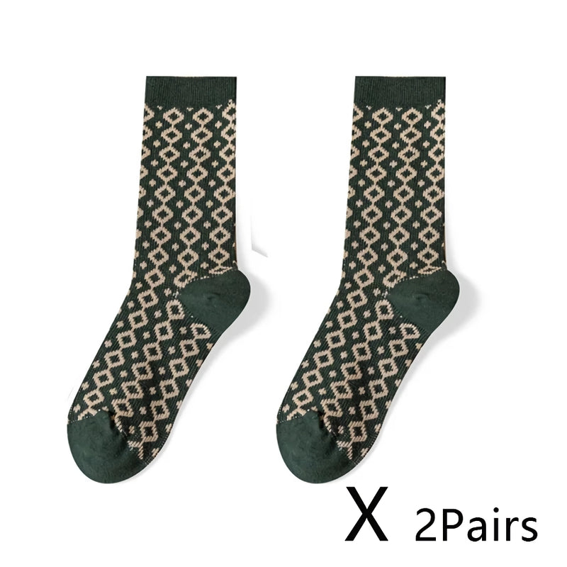 Lange Herbstsocken