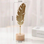 gold iron leaf decoration, view 6 - MRSLM