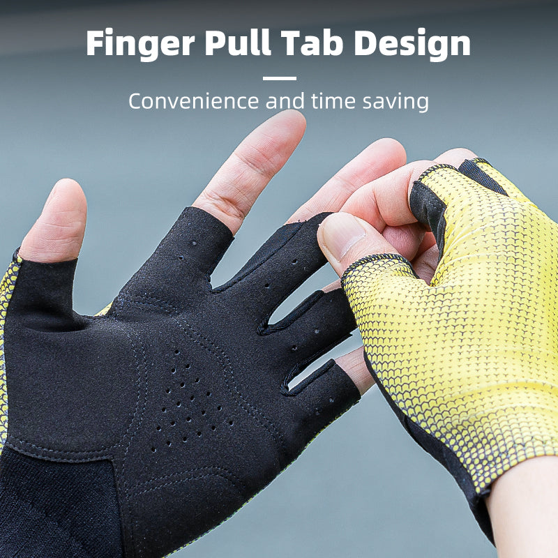 half-finger cycling gloves, view 4 - MRSLM