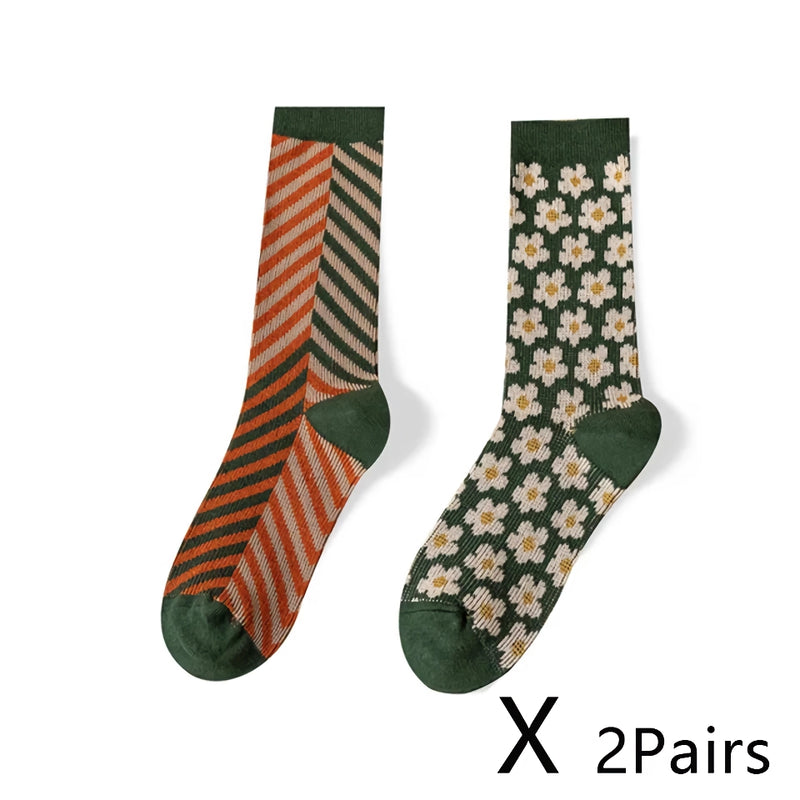 Lange Herbstsocken