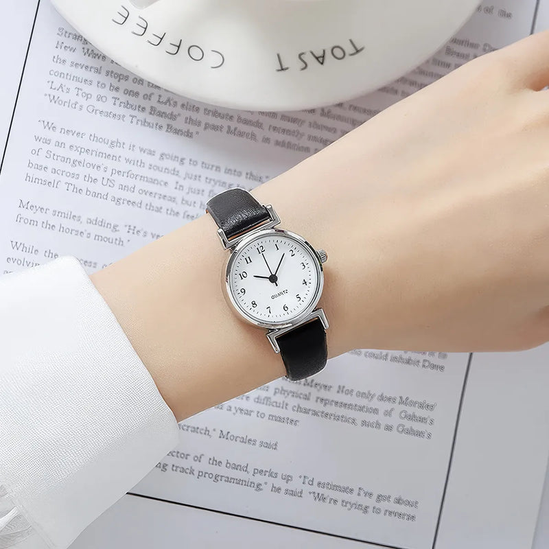 Leather strap quartz watch, view 11 - MRSLM