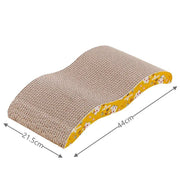 m-shape cat scratcher, view 7 - MRSLM