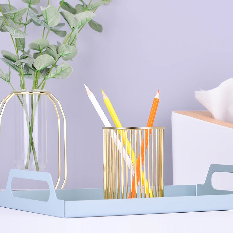 gold-plated pen holder, view 6 - MRSLM
