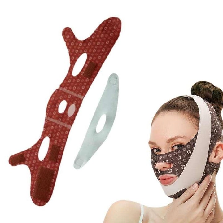 Adjustable Face Sculpting and Lifting Sleep Mask - Reduce Double Chin and Enhance Facial Contours