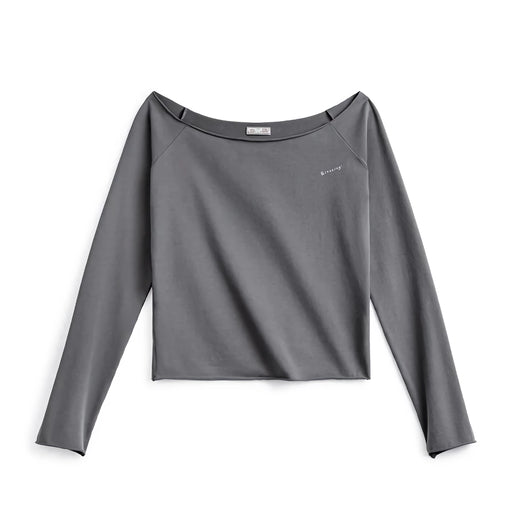 slash neck long sleeve t-shirt, view 2 - MRSLM