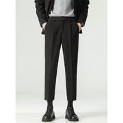 minimalist pleated suit pants, view 6 - MRSLM