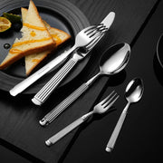 Gold Roman column style cutlery set, view 7 - MRSLM