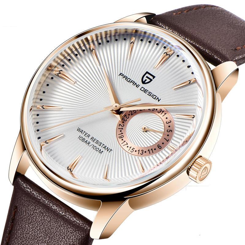 men's stainless steel quartz watch, view 2 - MRSLM