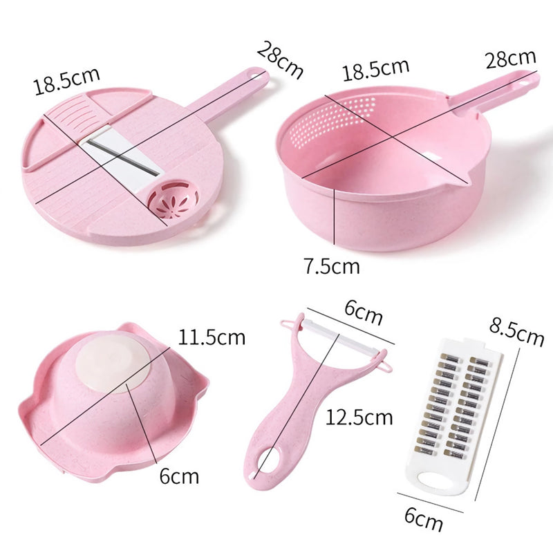 manual multi-function vegetable cutter, view 9 - MRSLM