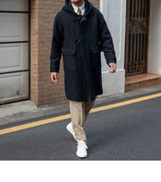 Wool blend hooded coat, view 4 - MRSLM