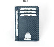 black business card holder for men, view 2 - MRSLM