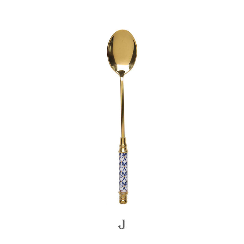 stainless steel dessert spoon, view 12 - MRSLM