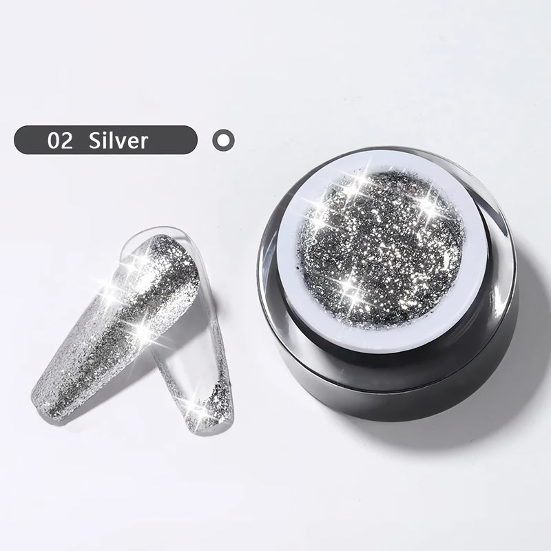 high flash glitter gel nail polish set, view 3 - MRSLM
