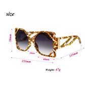 oversized square women's sunglasses, view 10 - MRSLM