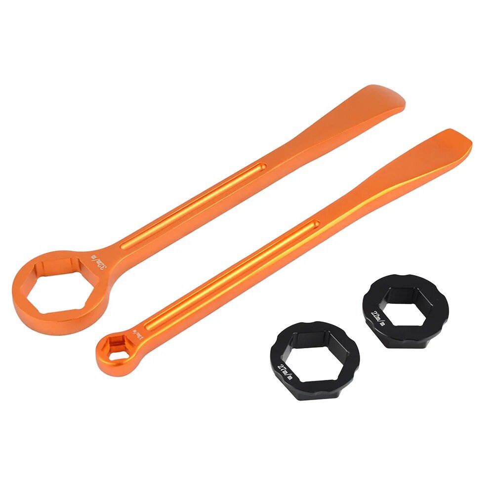 Universal Aluminum 32mm 27/22mm 13/10mm Tire Lever Wrench Set for Motorcycle Maintenance