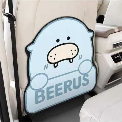 Kid-Friendly Car Seat Protector - Waterproof, Cartoon-Designed Anti-Kick Mat