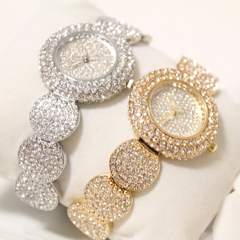 Steel Band Crystal Full Diamond Watch