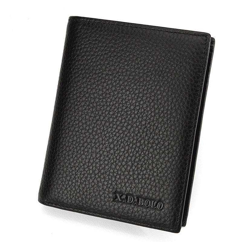 ultra-thin cowhide wallet, view 2 - MRSLM