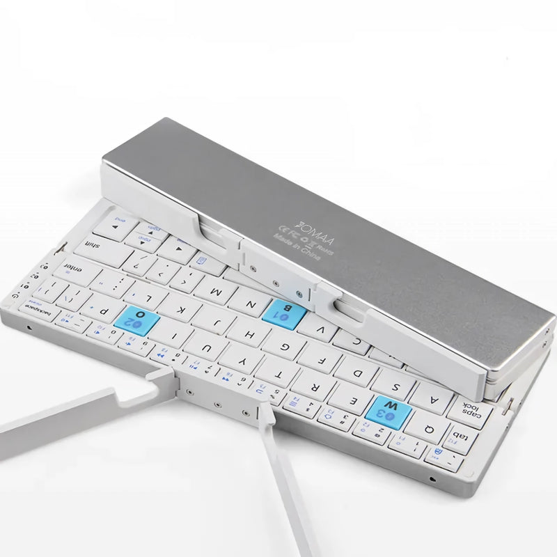 Foldable Bluetooth keyboard with built-in stand - MRSLM