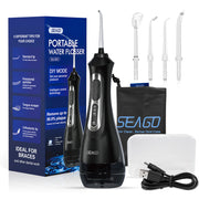 portable usb rechargeable water flosser, view 2 - MRSLM