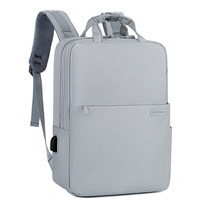 USB charging business computer backpack, view 4 - MRSLM