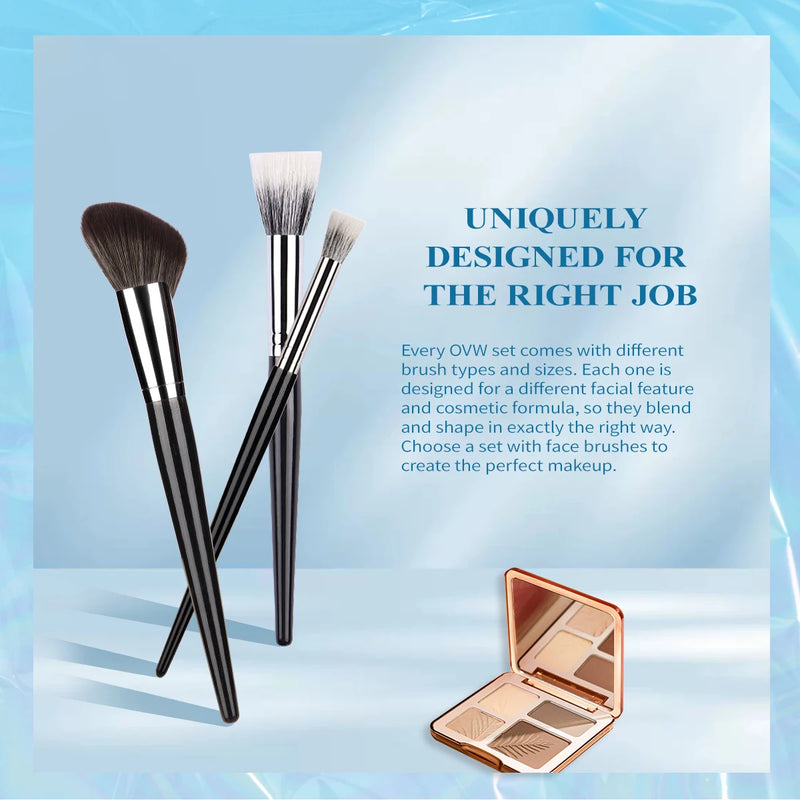 contour powder blusher brush set, view 5 - MRSLM