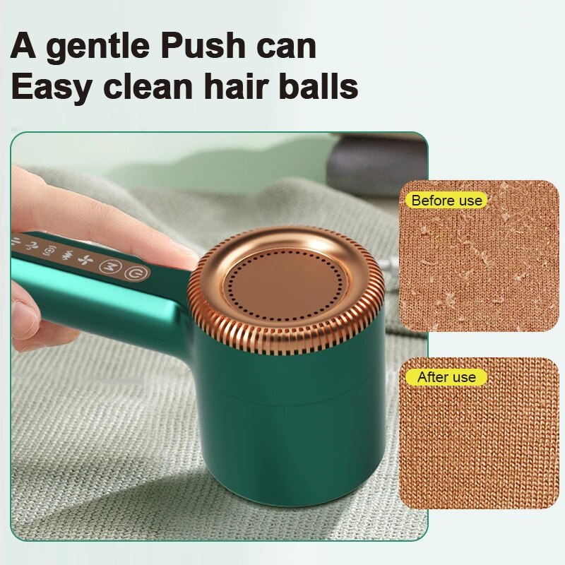 USB rechargeable electric fabric shaver, view 7 - MRSLM