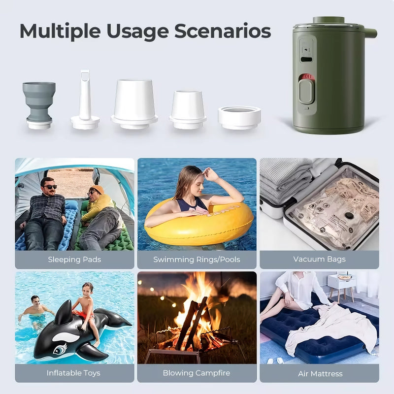 portable rechargeable nano air pump, view 5 - MRSLM