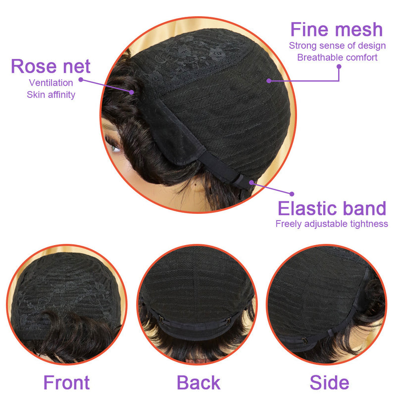 short wavy pixie cut wig, view 6 - MRSLM