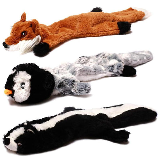 crinkle squeak plush dog toy - MRSLM