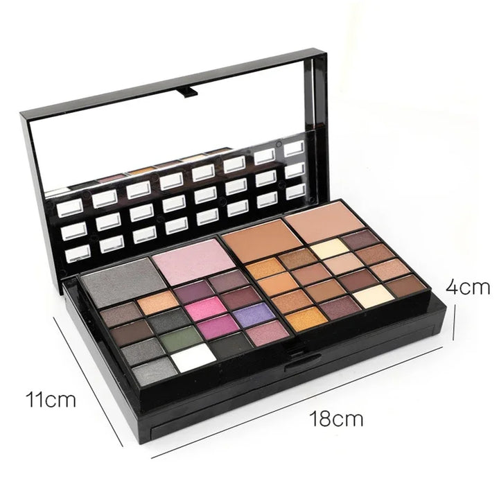 74 Colors Makeup Set Lip Gloss Blush Eyeshadow Highlight Combination Plate Wholesale Makeup Set