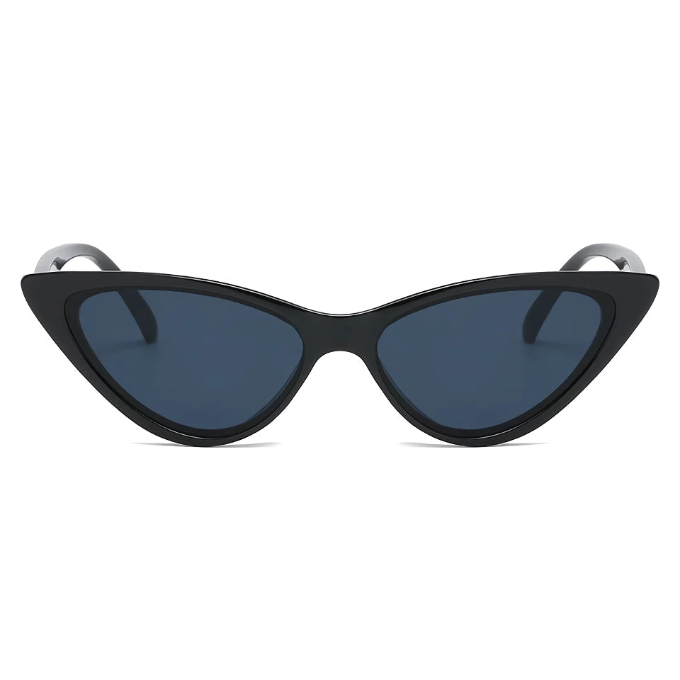 Óculos de Sol Femininos Estilo Vintage Olho de Gato com Lentes Degradê UV400
