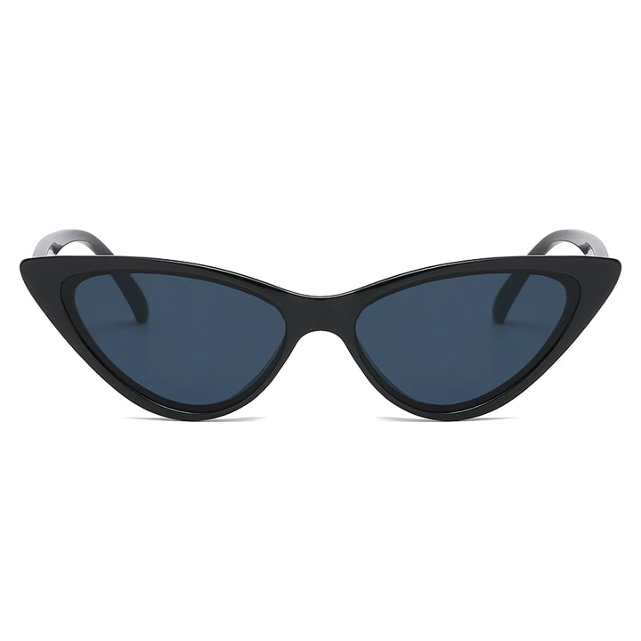 Óculos de Sol Femininos Estilo Vintage Olho de Gato com Lentes Degradê UV400