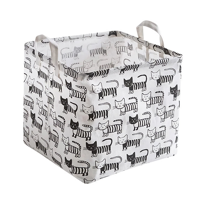 folding laundry storage basket, view 2 - MRSLM