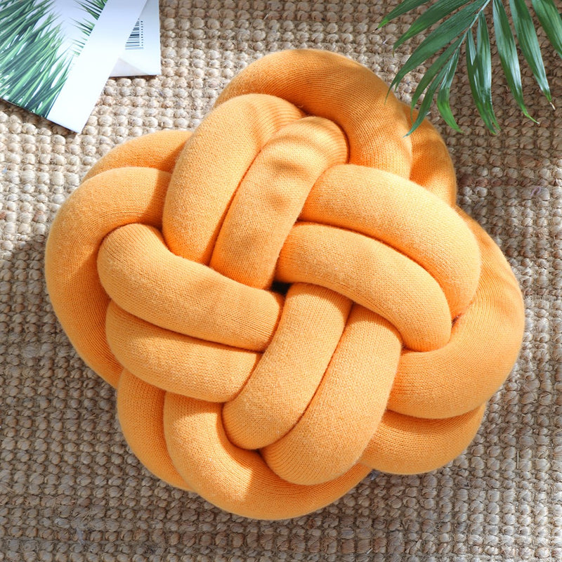 bird's nest chunky yarn throw pillow, view 4 - MRSLM