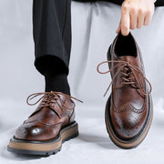 Vintage men's leather brogue shoes, view 5 - MRSLM